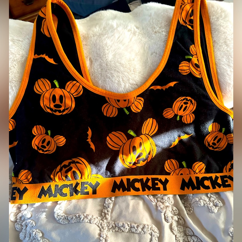 Torrid Halloween Mickey Mouse sports bra size 2